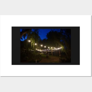 Party Lights at Magpie Springs - Adelaide Wedding - South Australia Wedding Posters and Art